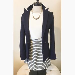 Brand New J Crew Tweed Striped Mini Skirt